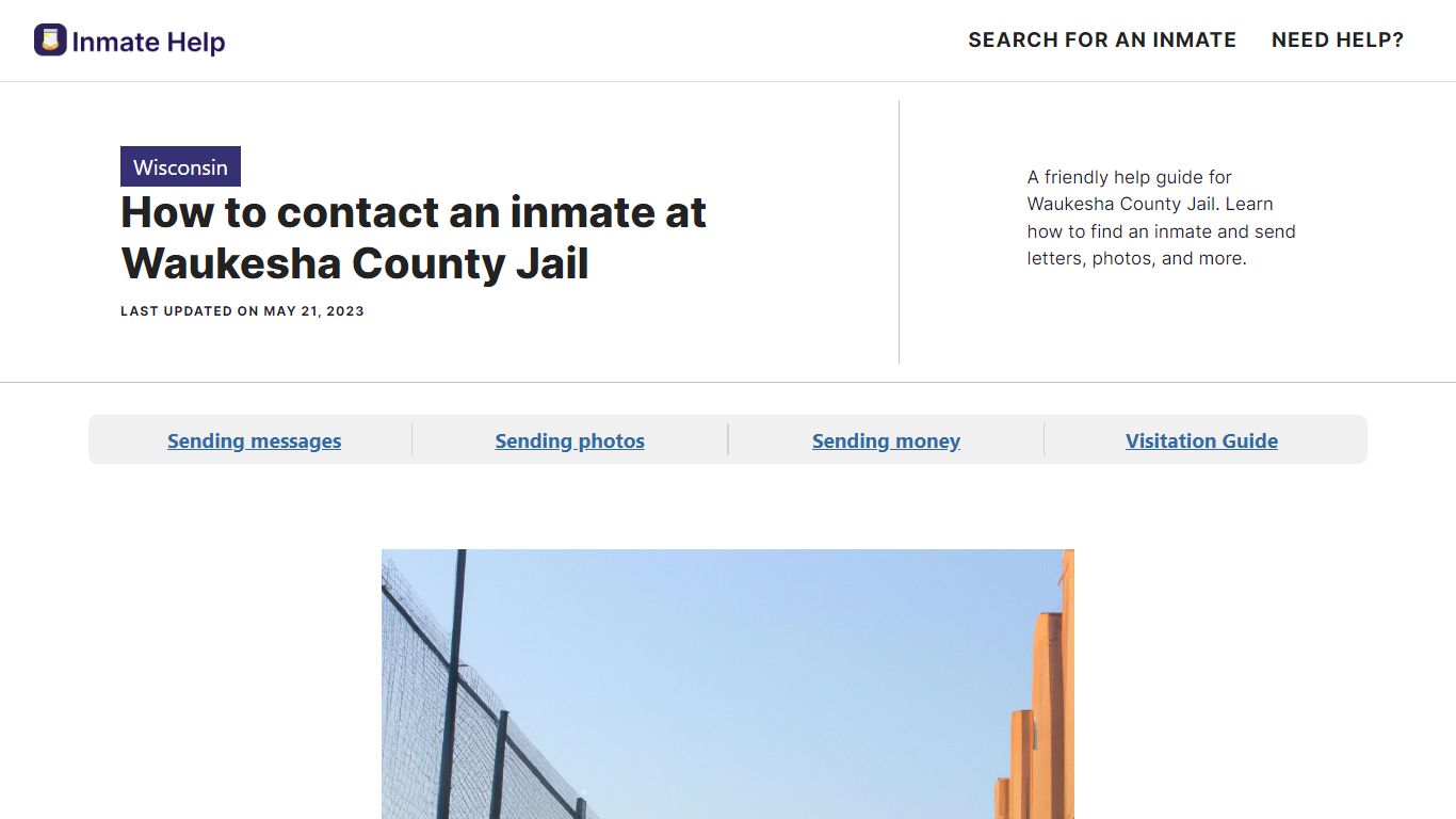 How to contact an inmate at Waukesha County Jail